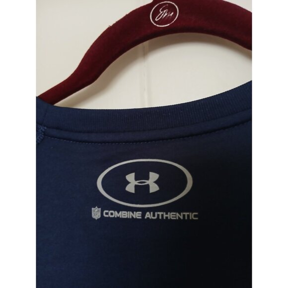 Tennessee Titans Shirt NFL Combine AuthenticbUnder Armour Men's Large Navy LS - Picture 8 of 13